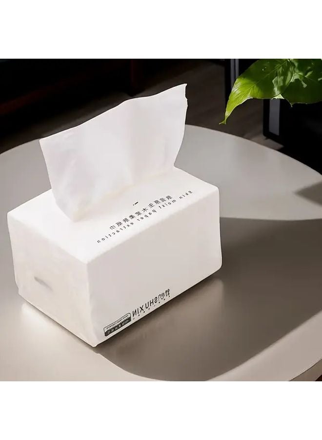 6 علب مناديل إضافية كبيرة الحجم 4 طبقات سميكة قوية ناعمة عالية الامتصاص - Image 5